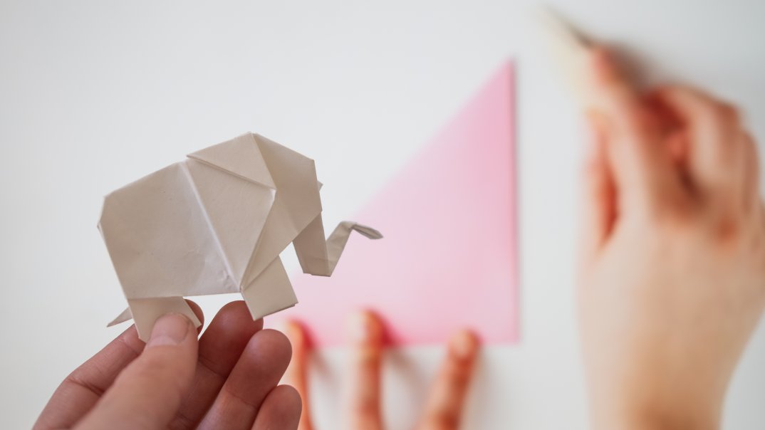 Origami-Elefant